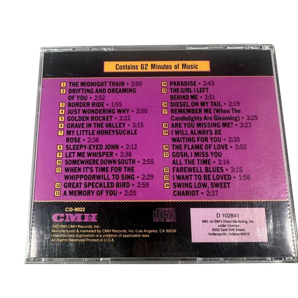 The Jim & Jesse Story 24 Greatest Hits CD 1990 Country Bluegrass CMH Records - Picture 2 of 7